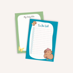 daily notes / to do list notepad – 100 tear off sheets | a5 size | 100 gsm premium paper